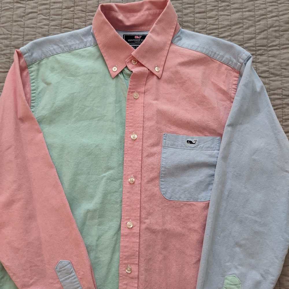 Vineyard Vines Slim Fit Tucker Party Oxford